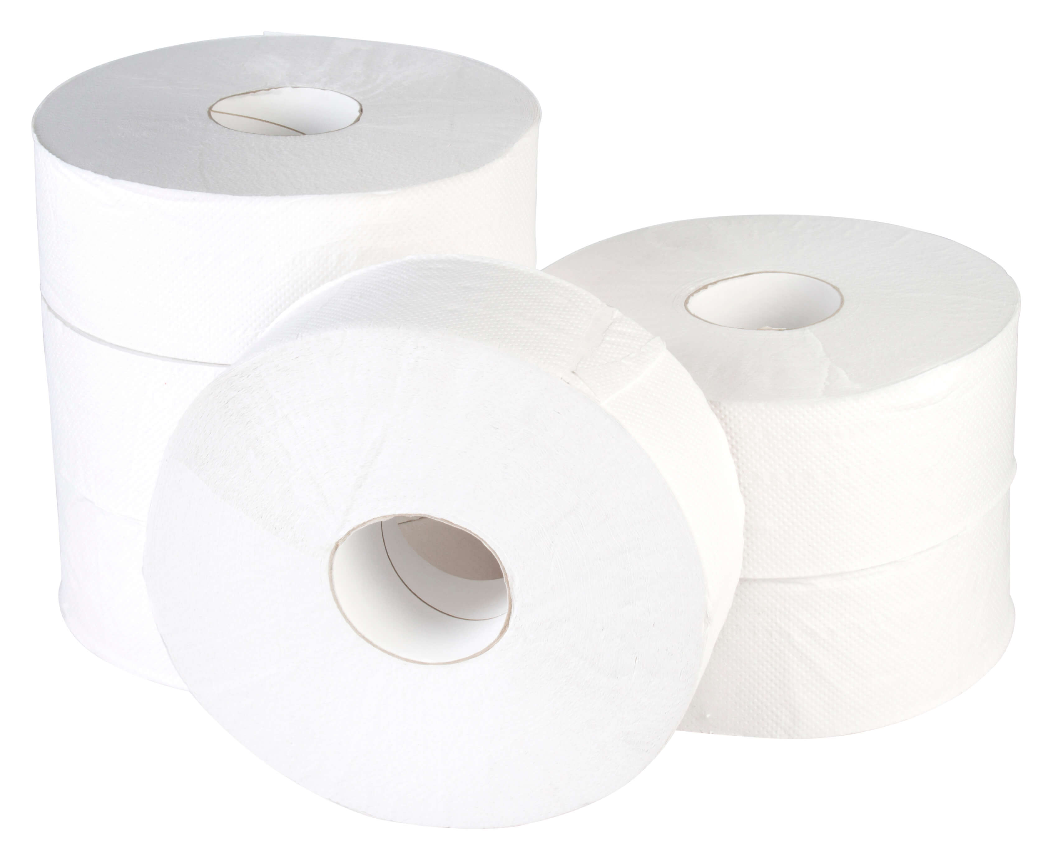Jumbo lavatory paper 2ply - white (6pcs.)
