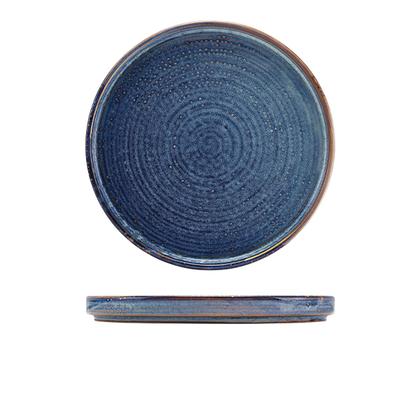 Low presentation plate Terra Aqua Blue – 25 cm (6 pcs.)