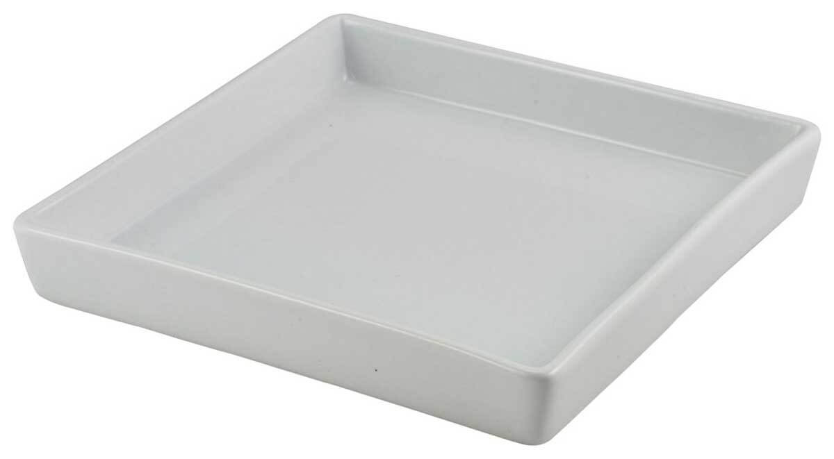 Square dish holder, porcelain - 18x18cm (6 pcs.)