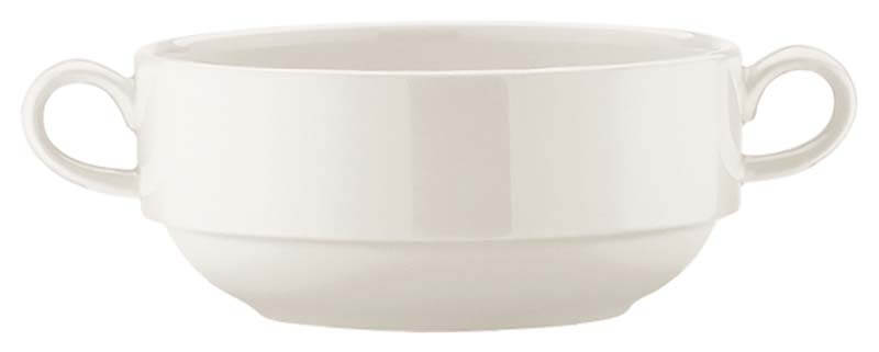 Bonna Banquet Cream stackable soup cup 35cl cream - 12 pcs.