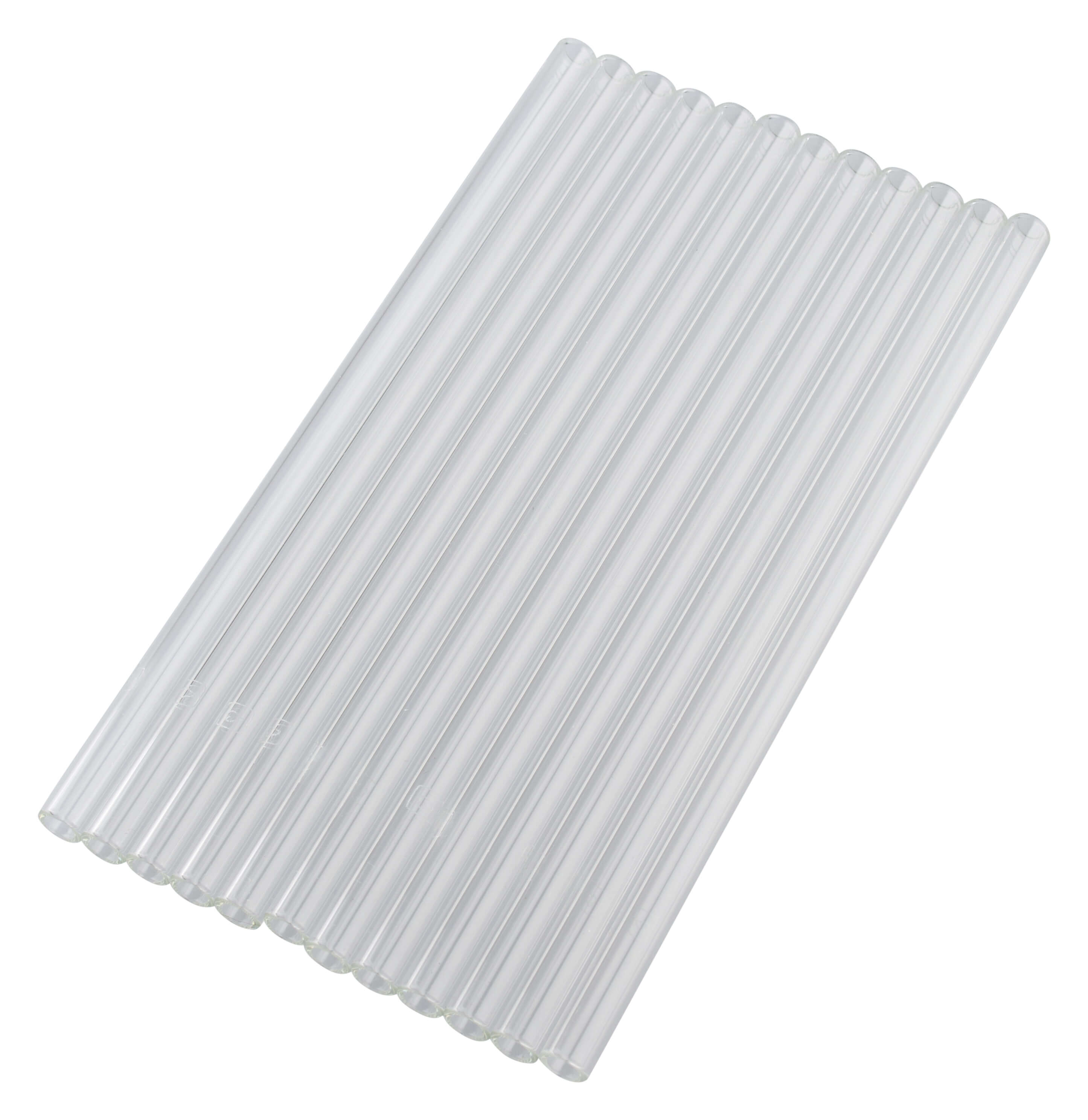 Glass drinking straws, Leonardo - 20cm (12 pcs.)