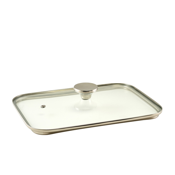 Glass Lid For Cast Aluminium Roaster - 35x22 cm