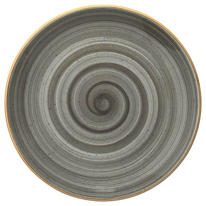 Bonna Aura Space Gourmet Plate 17cm grey - 12 pcs.
