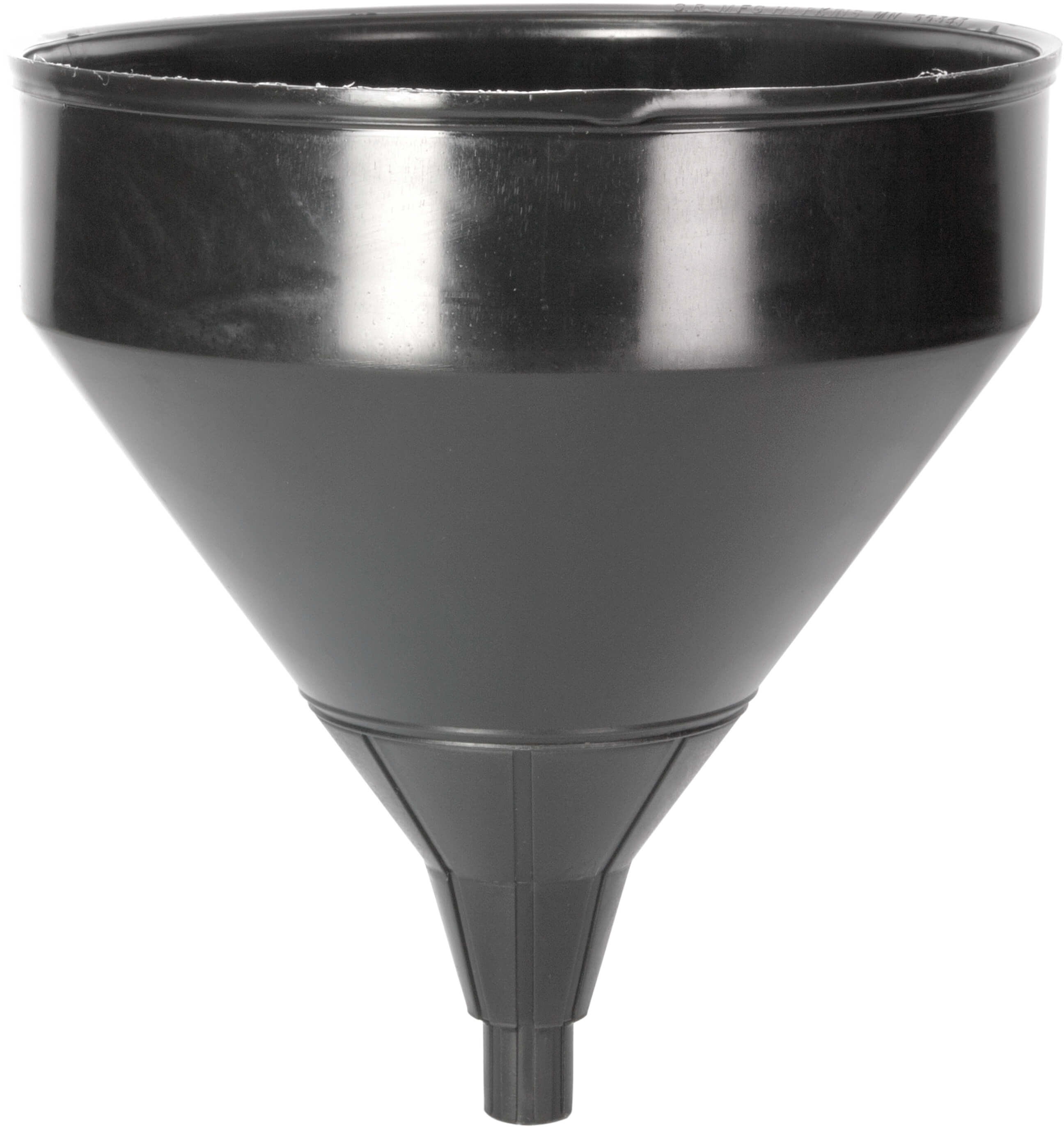 Funnel with strainer, black - 18,0cm