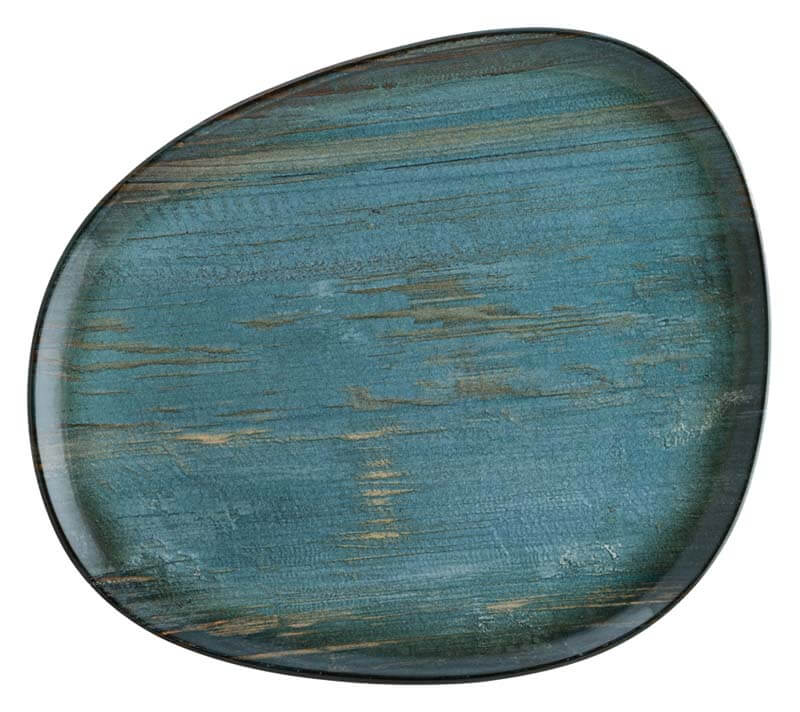 Bonna Madera Mint Vago Plate 33cm blue - 6 pcs. Bonna Madera Mint Vago Plate 33cm blue - 6 pcs.
