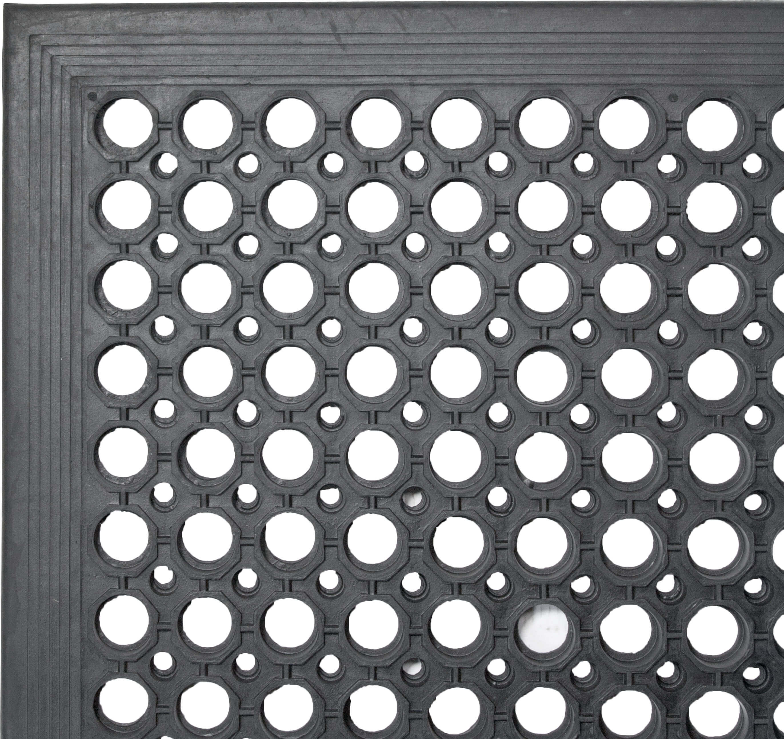 Doormat black - rubber (152,5 x 91,5cm)