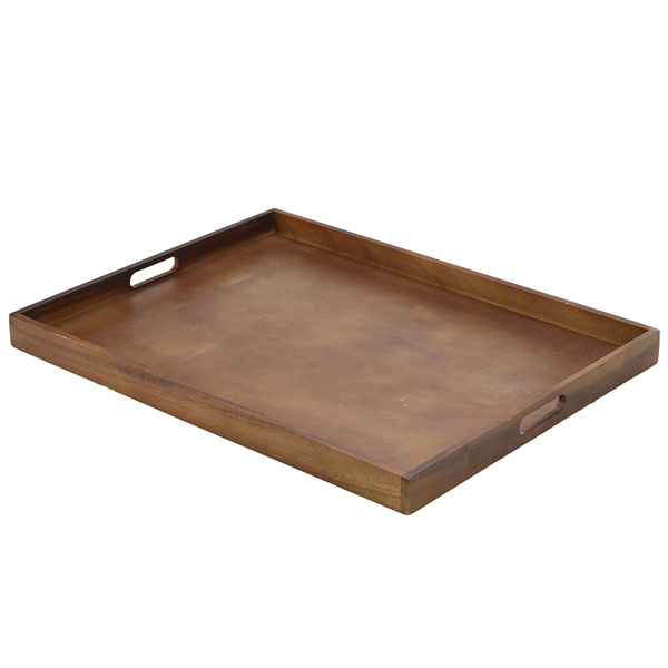 Butlers tray, acacia wood - 64x48x4,5cm