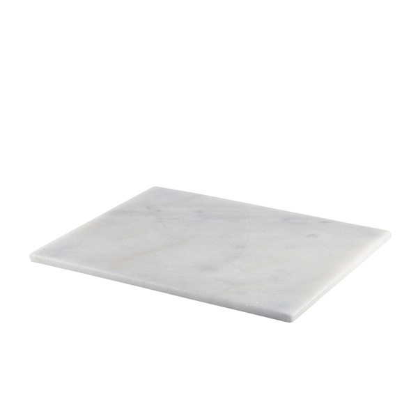 Marble serving plate white - 32x26cm (GN 1/2)