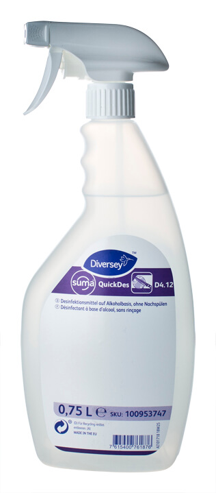 Disinfectant spray Suma Quicksan, Diversey - 750ml