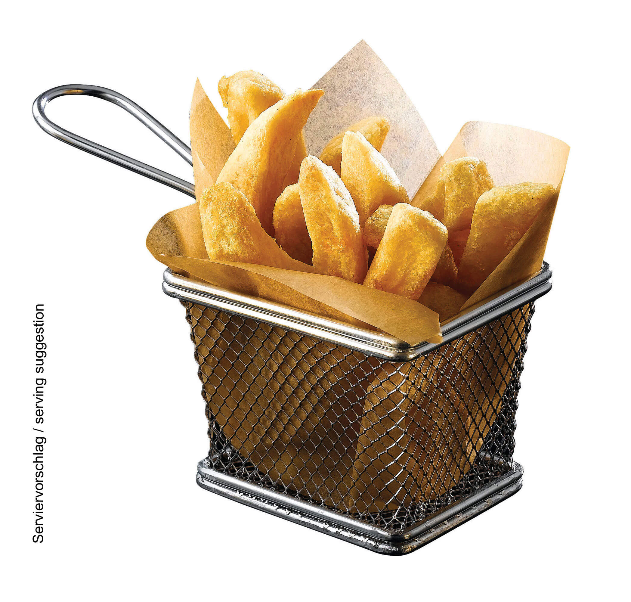 Fry basket stainless steel - 10x8x7,5cm