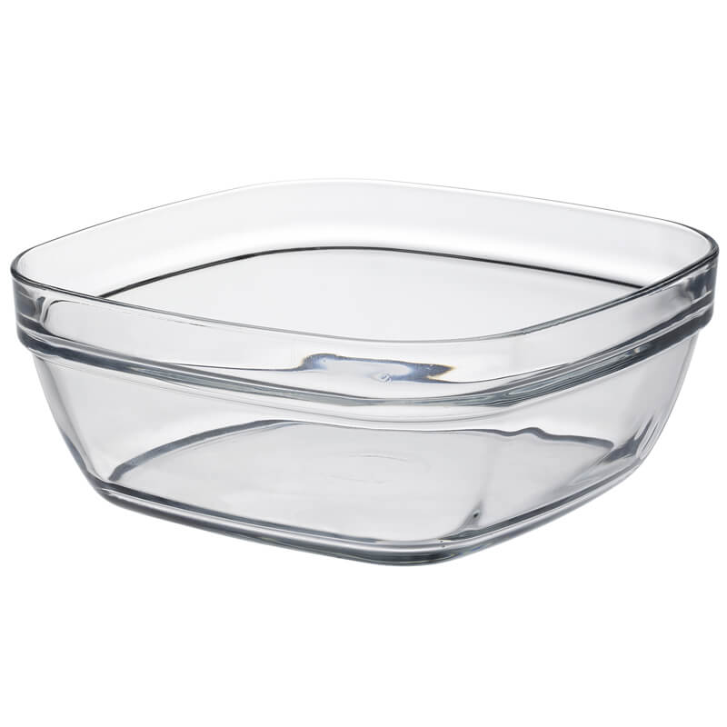 Stacking bowl square Lys Carré, Duralex - 20x20x8cm (1 pc.) Stacking bowl square Lys Carré, Duralex - 20x20x8cm (1 pc.)