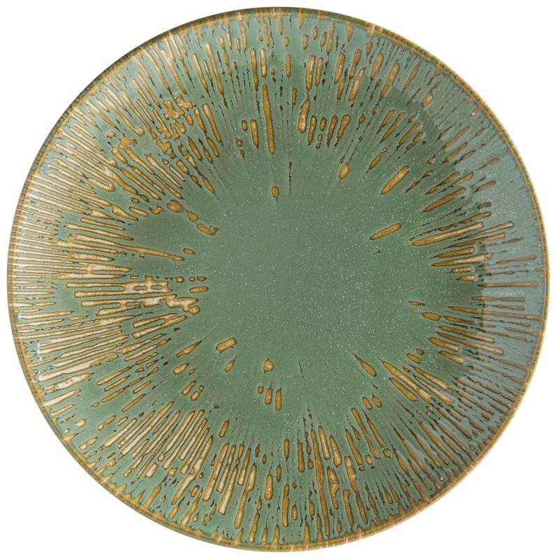 Bonna Snell Sage Gourmet Plate 30cm green - 6 pcs. Bonna Snell Sage Gourmet Plate 30cm green - 6 pcs.