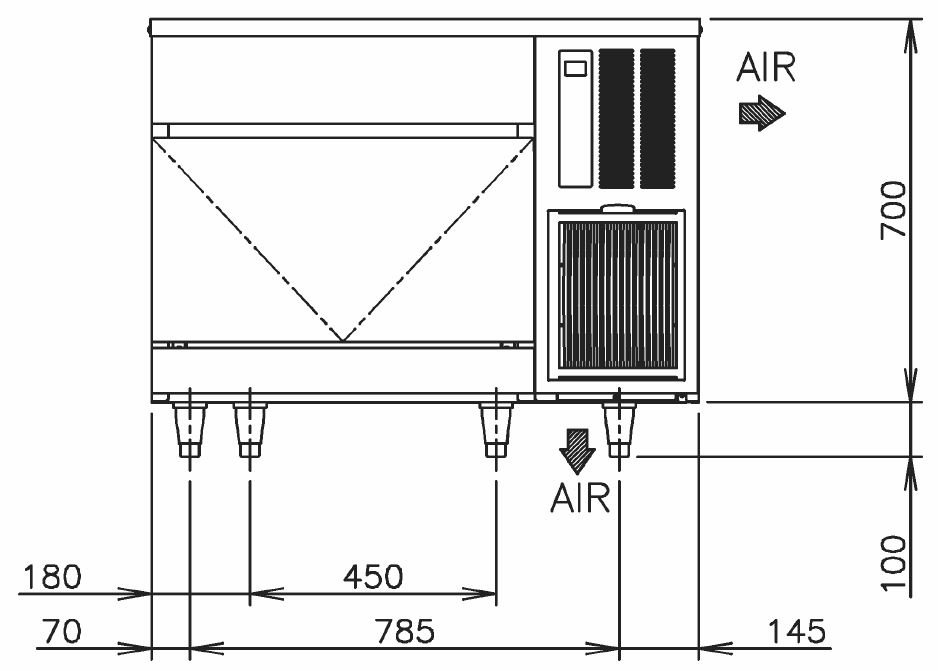 Hoshizaki IM-100CNE-HC-32 (Ice maker 92kg)