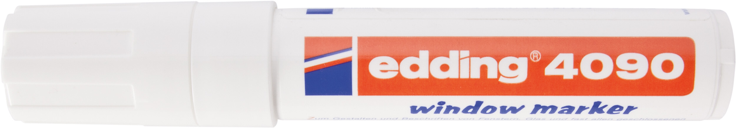 Edding 4090 Window Marker, liquid crayon - white