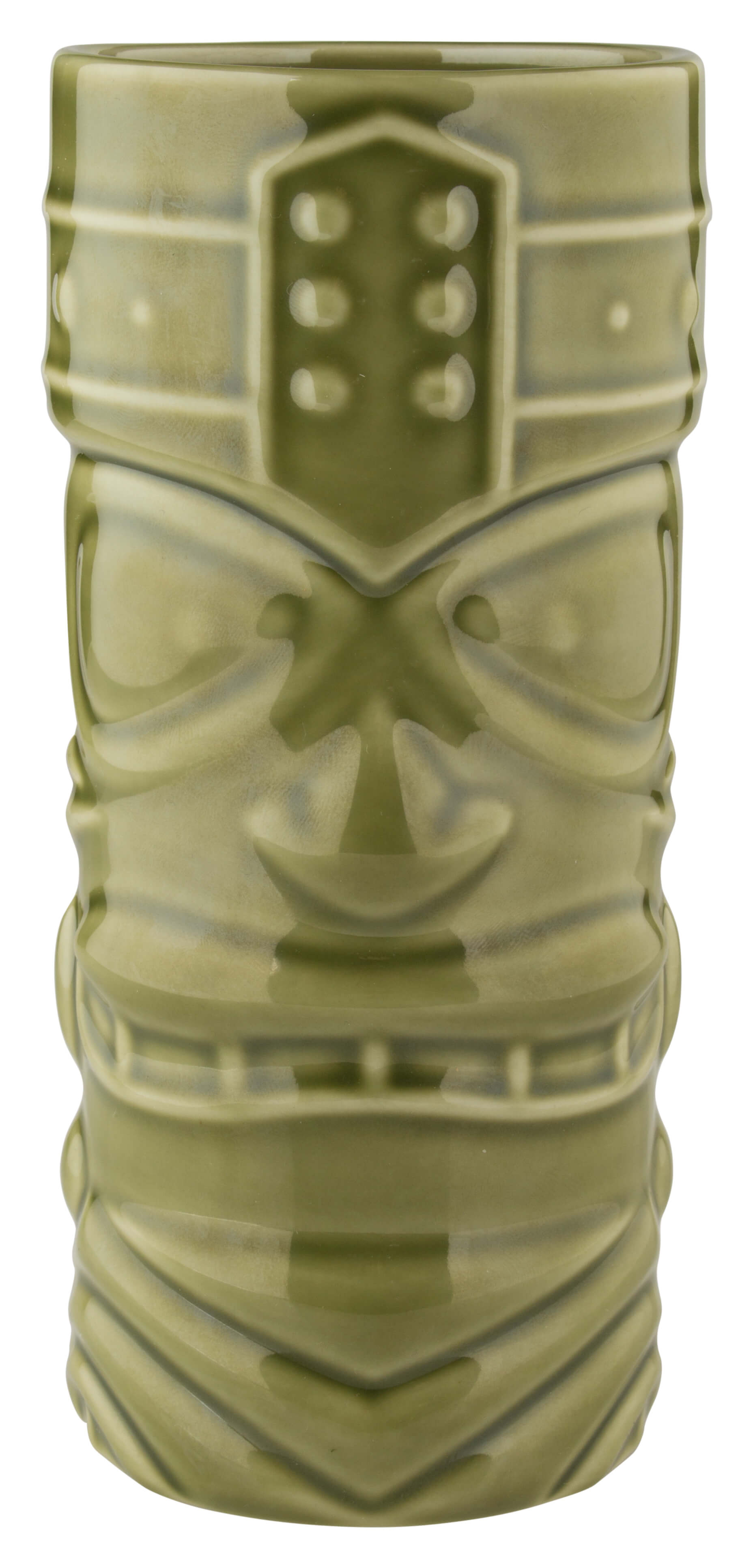 Tiki Mug Face, green - 400ml