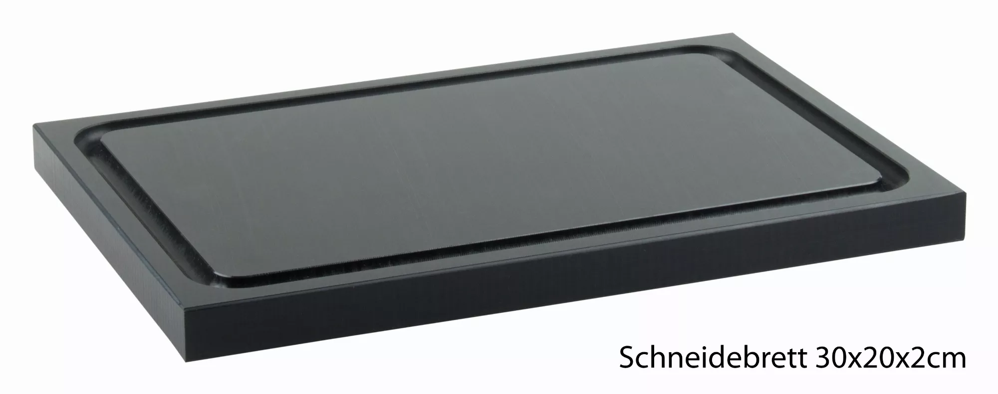 Cutting board, polypropylene, black - various sizes Cutting board, polypropylene, black - various sizes
