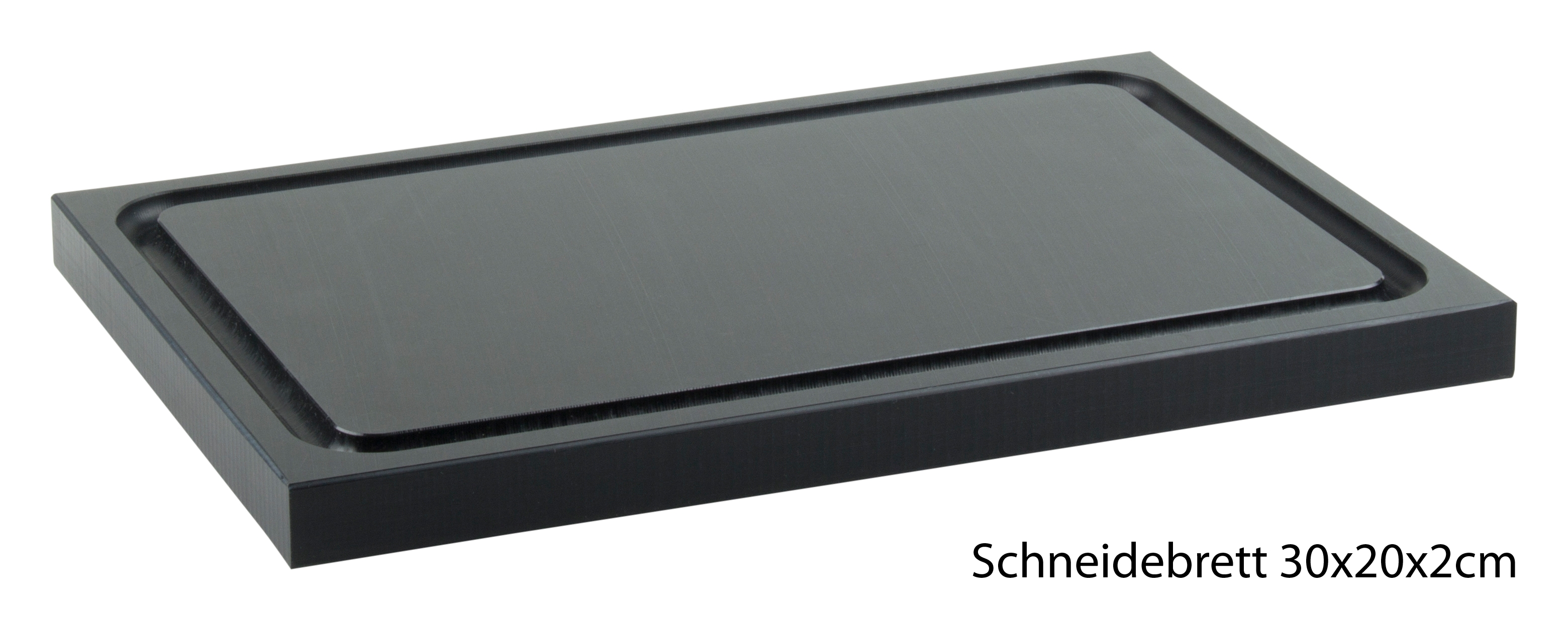 Cutting board, polypropylene, black - various sizes