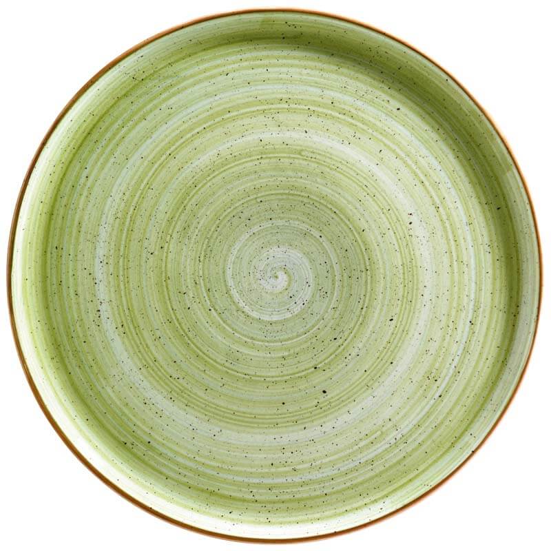 Bonna Aura Therapy Gourmet Pizza plate 32cm green - 6 pcs. Bonna Aura Therapy Gourmet Pizza plate 32cm green - 6 pcs.