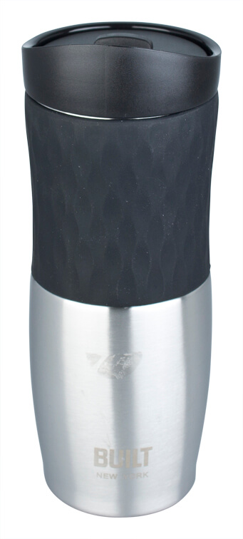 Tilt Travel Mug Built, silver/black - 470ml