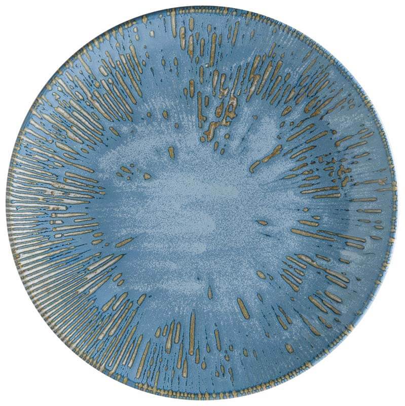 Bonna Snell Sky Gourmet Plate 27cm blue - 12 pcs. Bonna Snell Sky Gourmet Plate 27cm blue - 12 pcs.