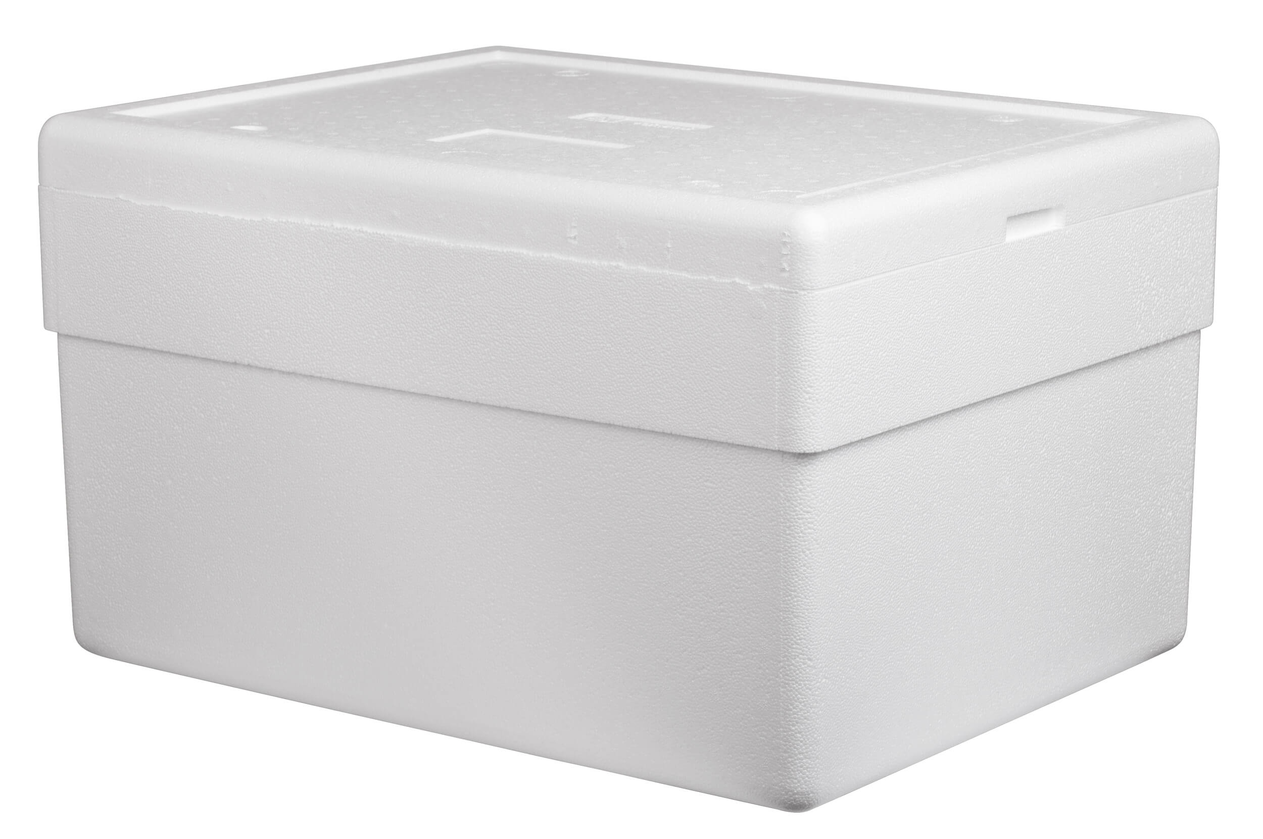 Polystyrene box, white, eco - 50l