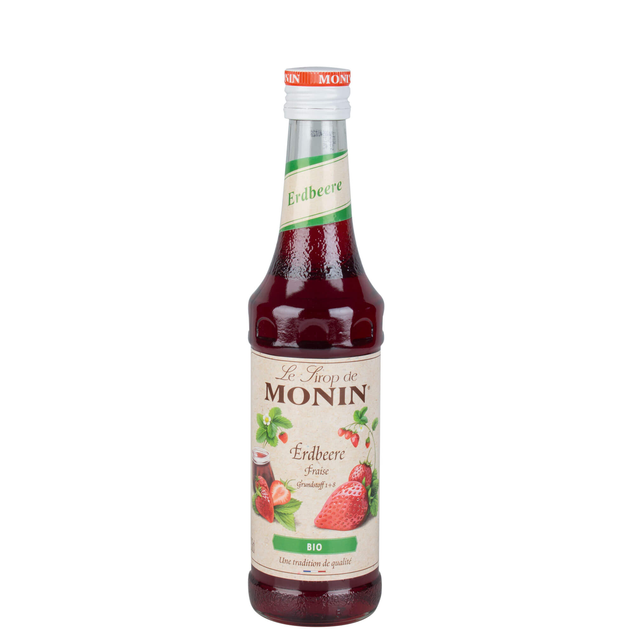 Monin organic syrup - strawberry (0,33l)