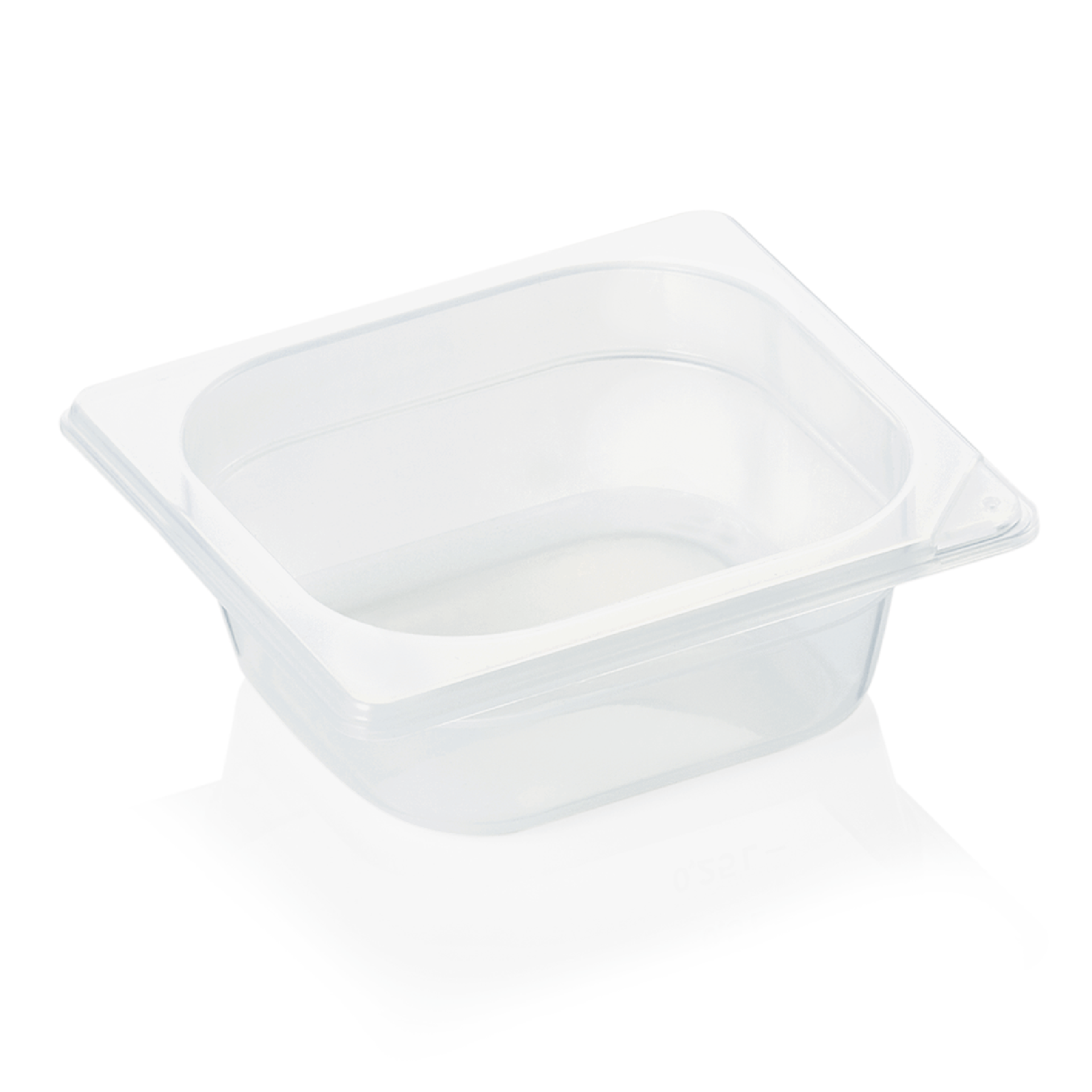 GN 1/6 container with scale, polypropylene - H 6,5cm (GN 89 series)