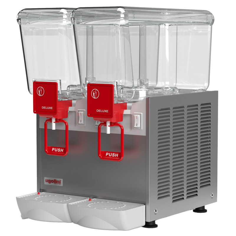 Arctic Deluxe 12/2 S cold beverage dispenser – 2 x 12 liters, carbonation system Arctic Deluxe 12/2 S cold beverage dispenser – 2 x 12 liters, carbonation system