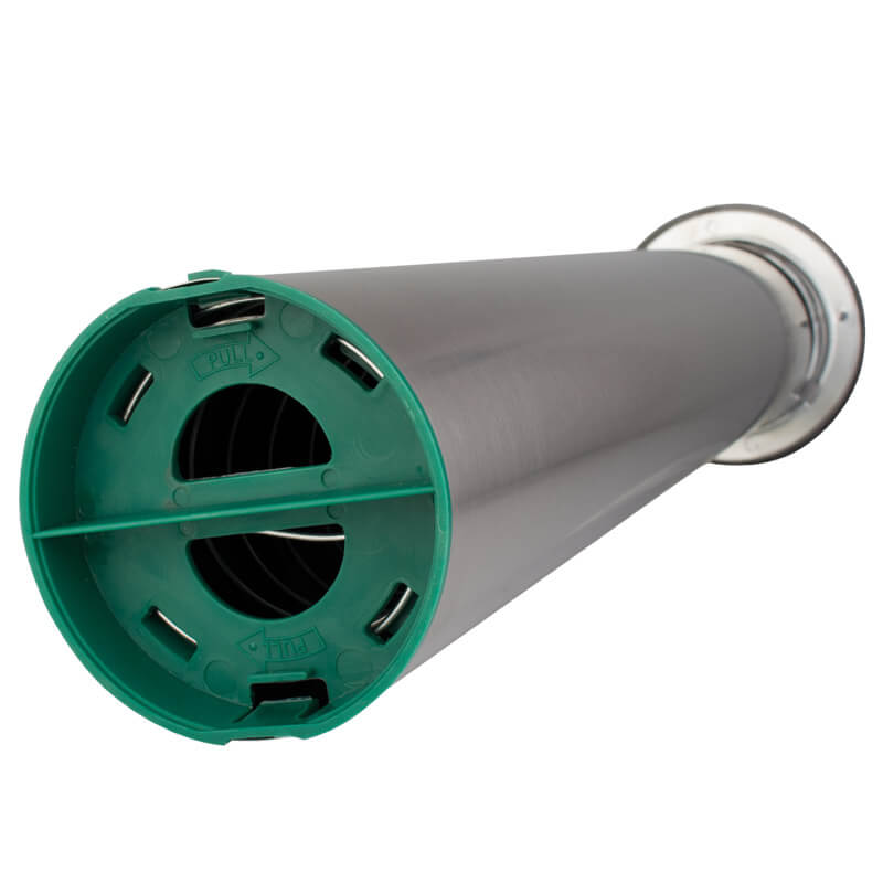 Distributeur de gobelets en acier inoxydable, horizontal - moyen (gobelets de 56 à 81 mm)