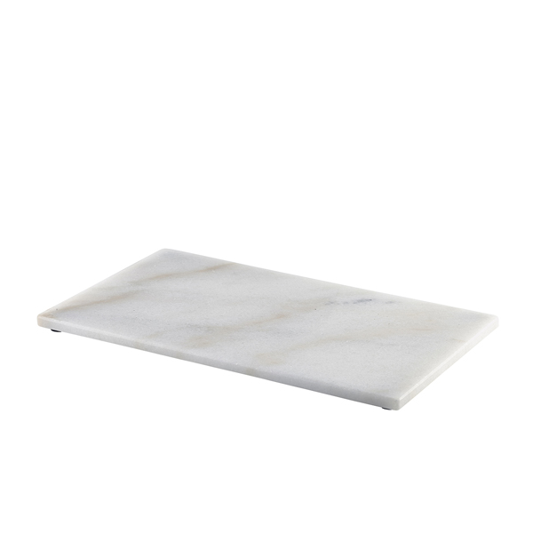 Marble serving plate white - 32x18cm (GN 1/3) Marble serving plate white - 32x18cm (GN 1/3)
