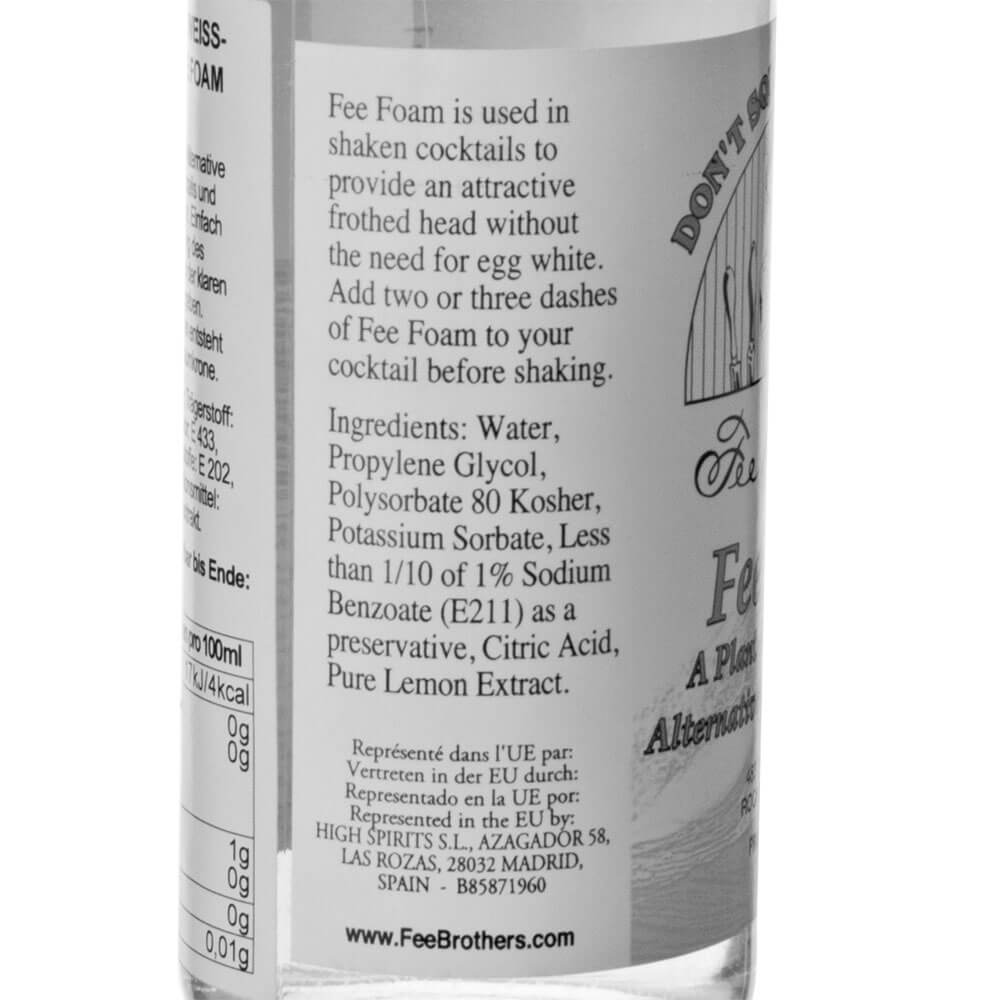 Fee Foam protein replacement - Fee Brothers (150ml) Fee Foam protein replacement - Fee Brothers (150ml)