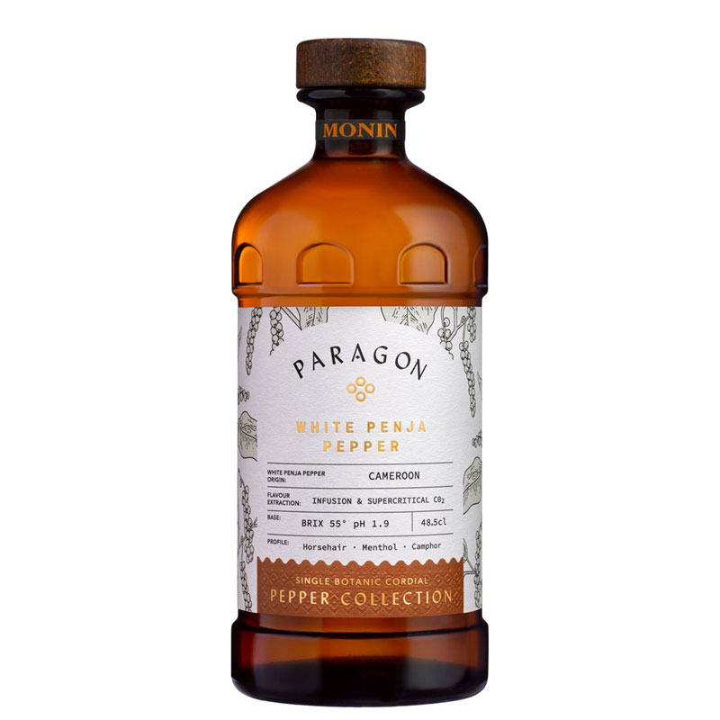 White Penja Pepper - Monin Paragon Cordial (48,5cl) White Penja Pepper - Monin Paragon Cordial (48,5cl)