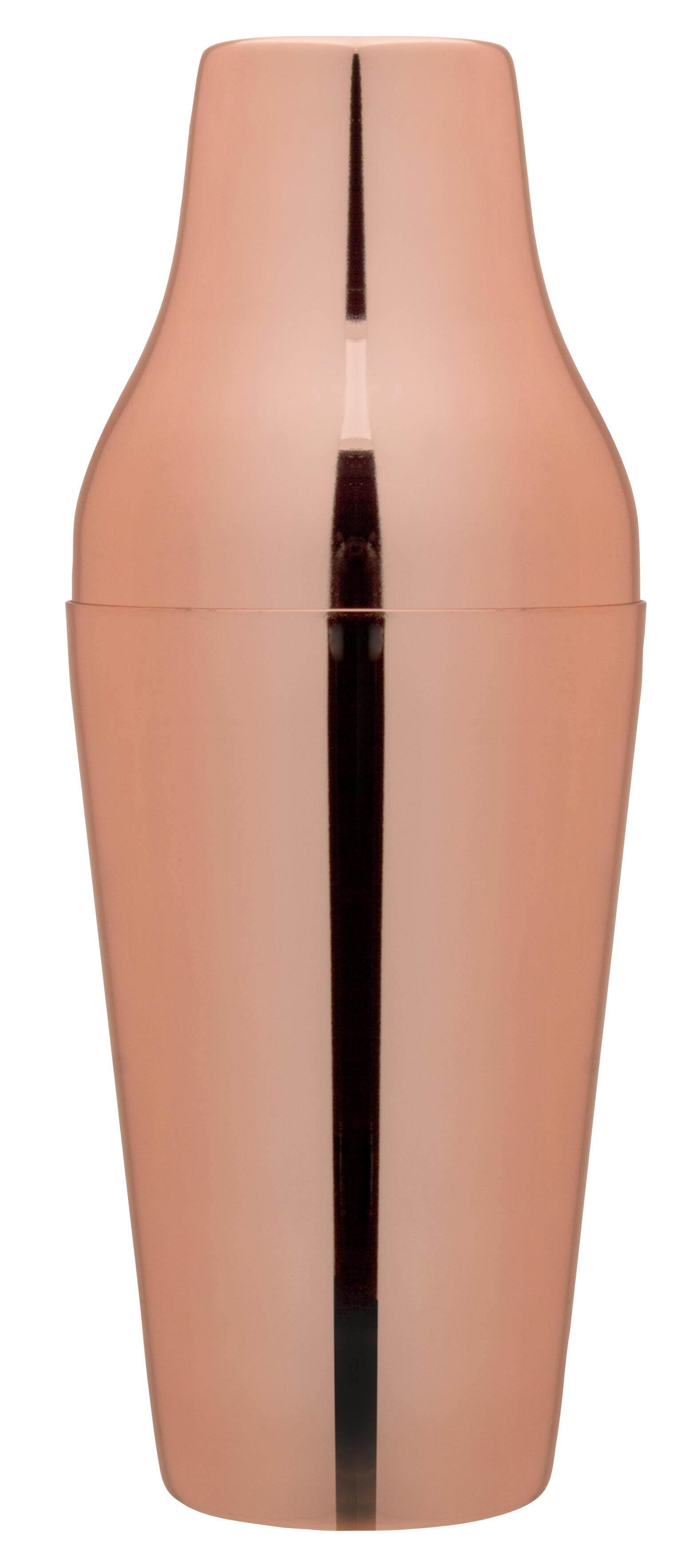 French Cocktail Shaker Mezclar, copper plated, twopartite (500ml)