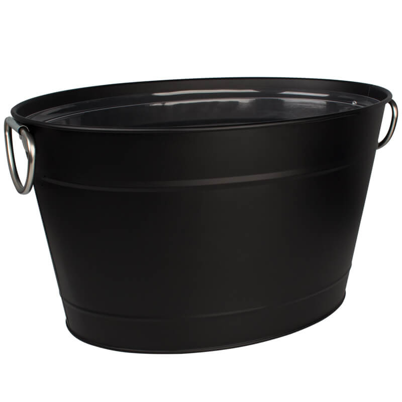Drinks tub black with insert - 40x28x22cm Drinks tub black with insert - 40x28x22cm