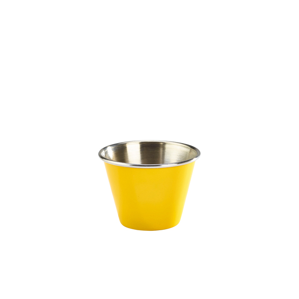 Ramekin, stainless steel, yellow - 71ml (24 pcs.) Ramekin, stainless steel, yellow - 71ml (24 pcs.)