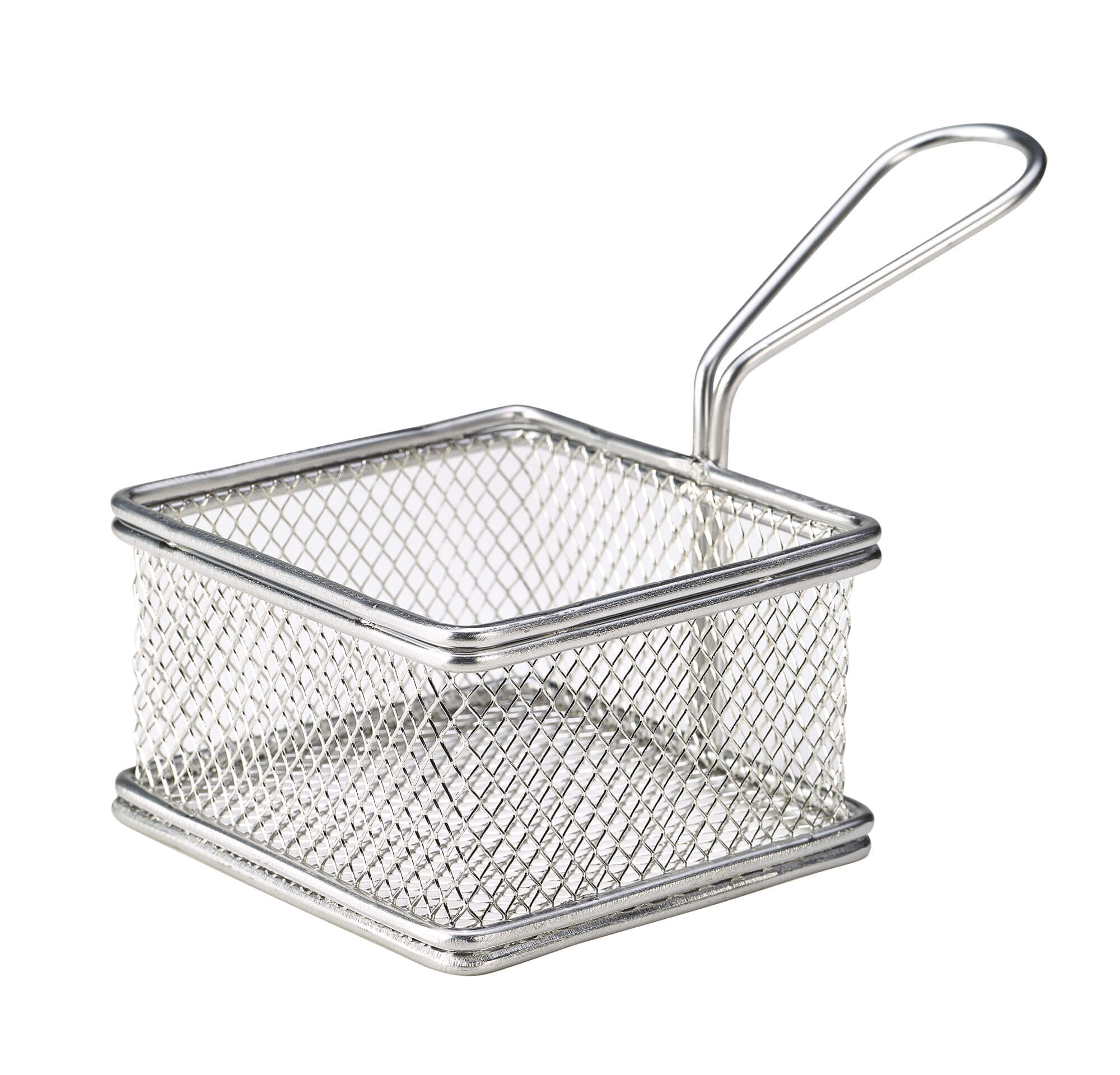Fry basket stainless steel - 9,5x9,5x6cm