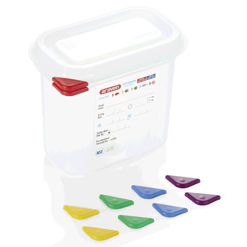 GN Container 1/9 set incl. lid, PP - 1,5l / H 15cm