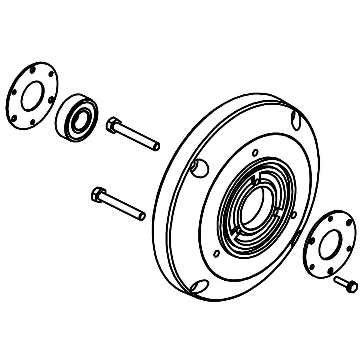 09301 - Santos #9 - complete front flange (before 2011)