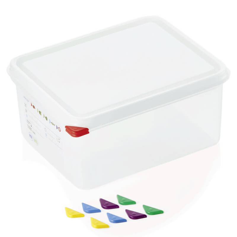 GN Container 1/2 set incl. lid, PP - 10l / H 15cm (1 pc.) GN Container 1/2 set incl. lid, PP - 10l / H 15cm (1 pc.)