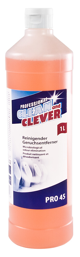 Microbiological odour neutralizer, Clean and Clever Professional - PRO 45 (1,0l)