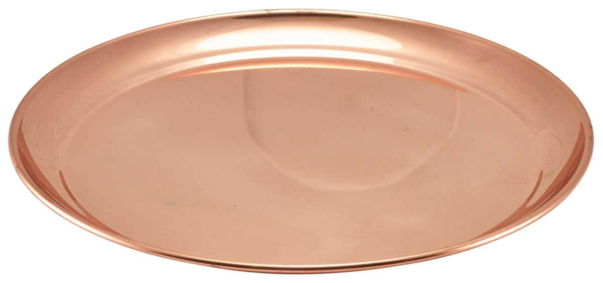 Tray, stainless steel, copper-coloured - 30cm