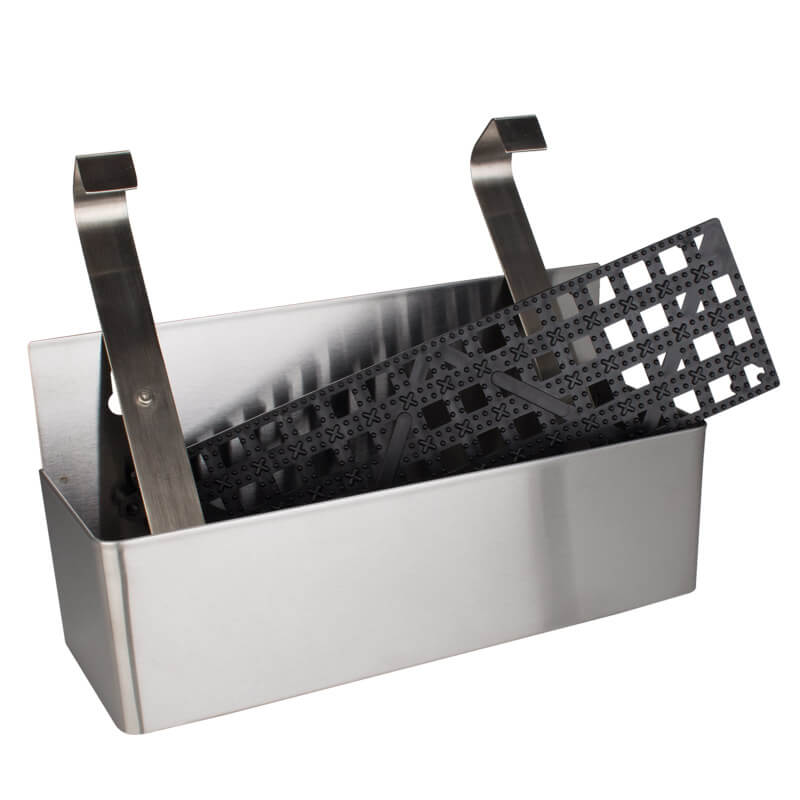 Kitchen organizer set with holders and draining mat