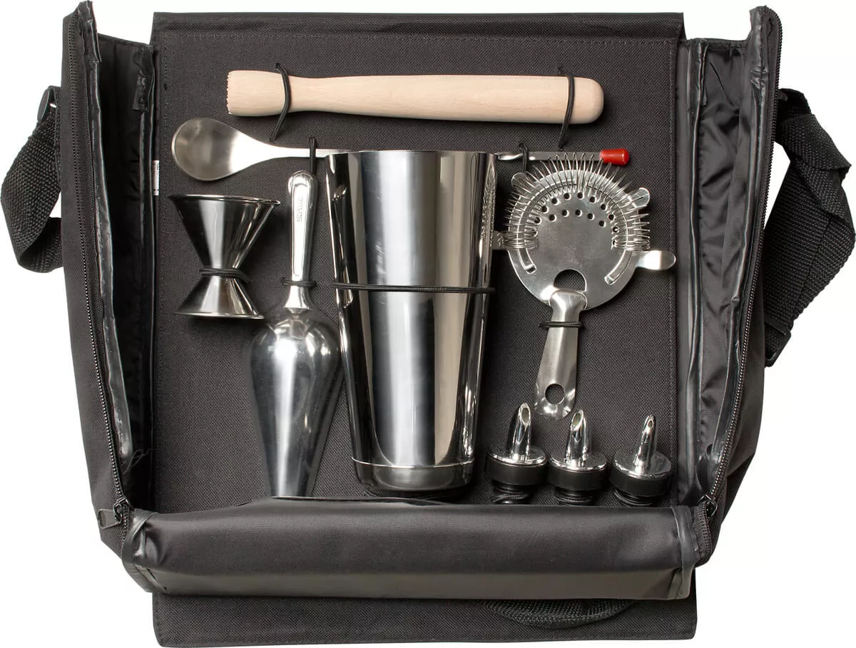 Simple bar bag with bar tools Simple bar bag with bar tools