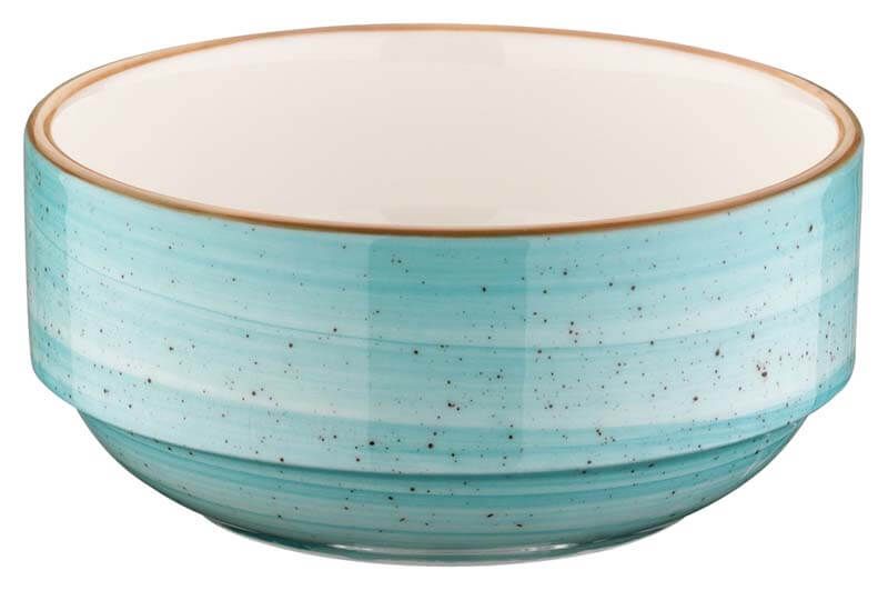 Bonna Aura Aqua Banquet Stackable bowl 14cm turquoise - 12 pcs.