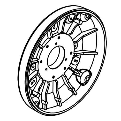 09324 - Santos #9 - rear flange