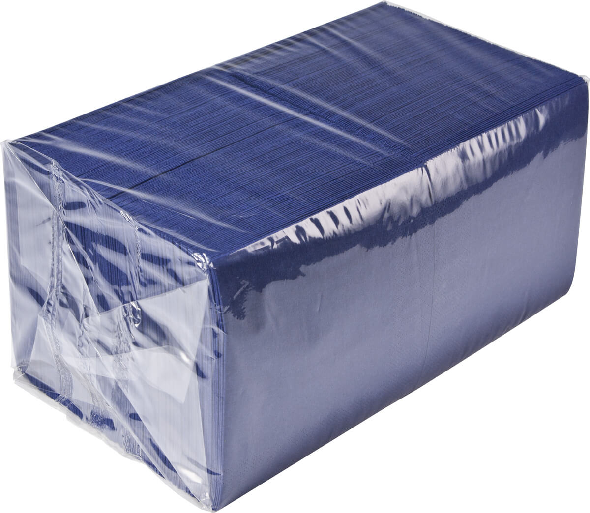 Cocktail napkins Duni, pulp tissue, 3-plies, 24x24cm - blue (250 pcs.)