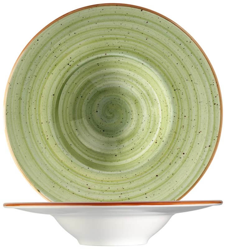 Bonna Aura Therapy Banquet Pasta plate 28cm green - 6 pcs. Bonna Aura Therapy Banquet Pasta plate 28cm green - 6 pcs.
