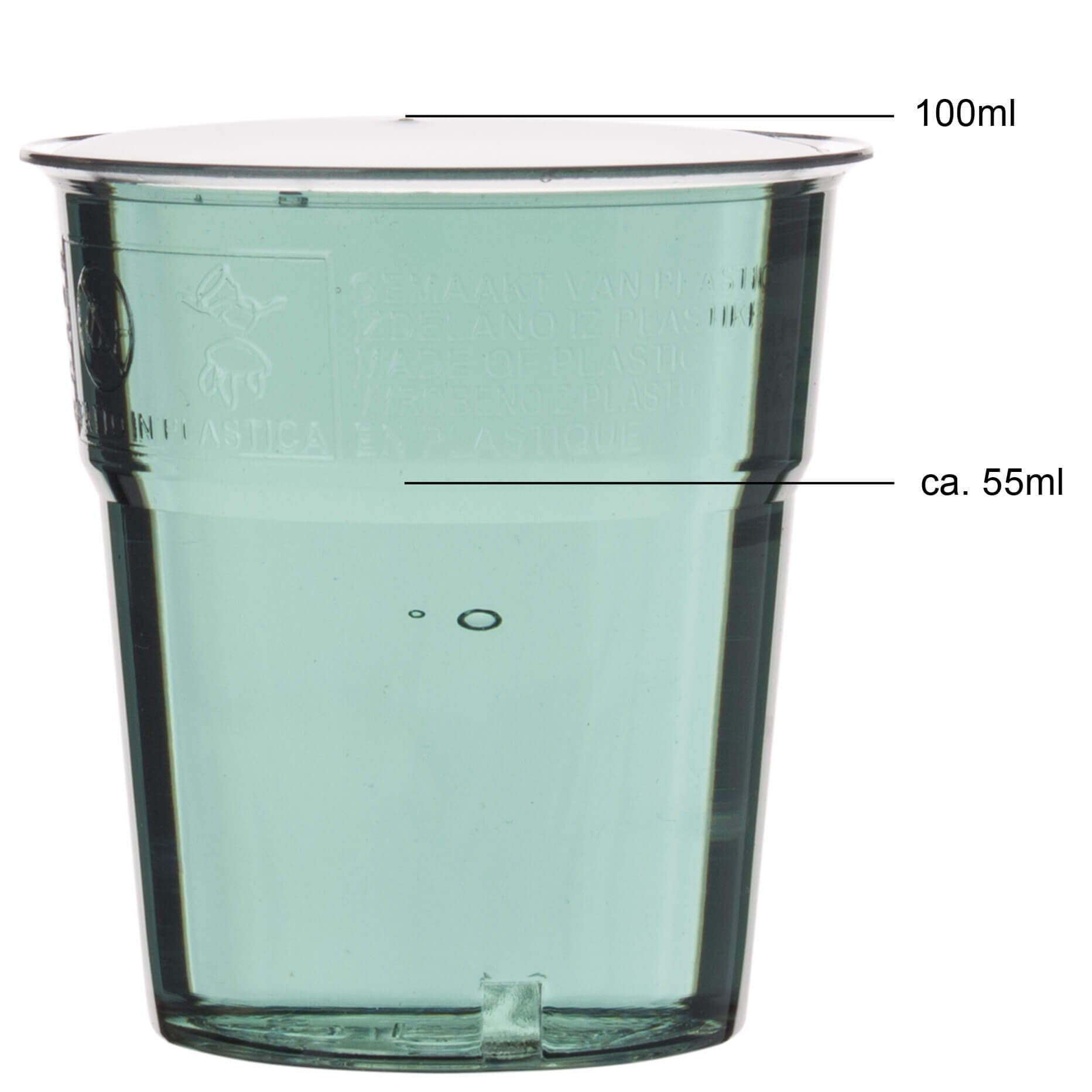 Sample-Drinking cup - 100ml (50pcs)