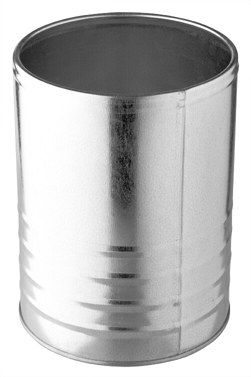 Cutlery holder / metal can - steel (14,5cm)