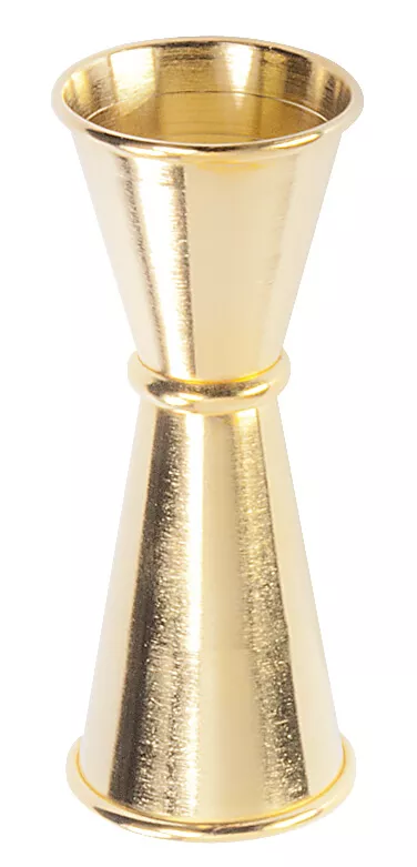 Double jigger, Japanese gold look - stainless steel (30/45ml) Double jigger, Japanese gold look - stainless steel (30/45ml)